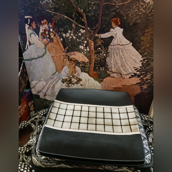 Set of 3 ๐ฝ Simple Dining 2 Plates&1 Bowl ๐ฅฃRARE Vintage Finds ๐ฝ Nice Gift. ๐ - Picture 3 of 8